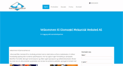 Desktop Screenshot of glomsrodmek.no