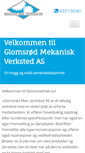 Mobile Screenshot of glomsrodmek.no